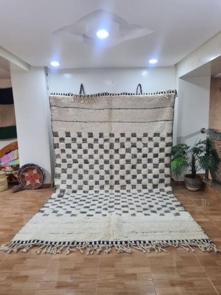 White Lafram Marokkaans handgemaakt tapijt